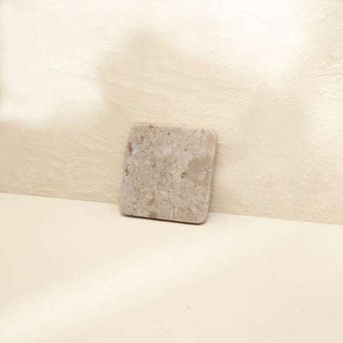 Handmade Real Marble Drink Coasters – 3 Shapes, 4 Natural Colours